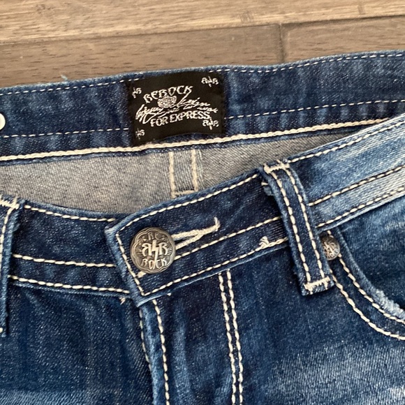 Rerock for Express Jeans Skinny Jeans Womens Size 2L - Picture 5 of 14